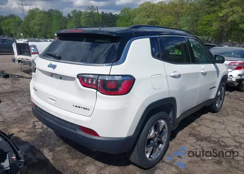 2018 Jeep Compass Limited 4X4 z USA, uszkodzony, nr VIN 3C4NJDCB0JT314422